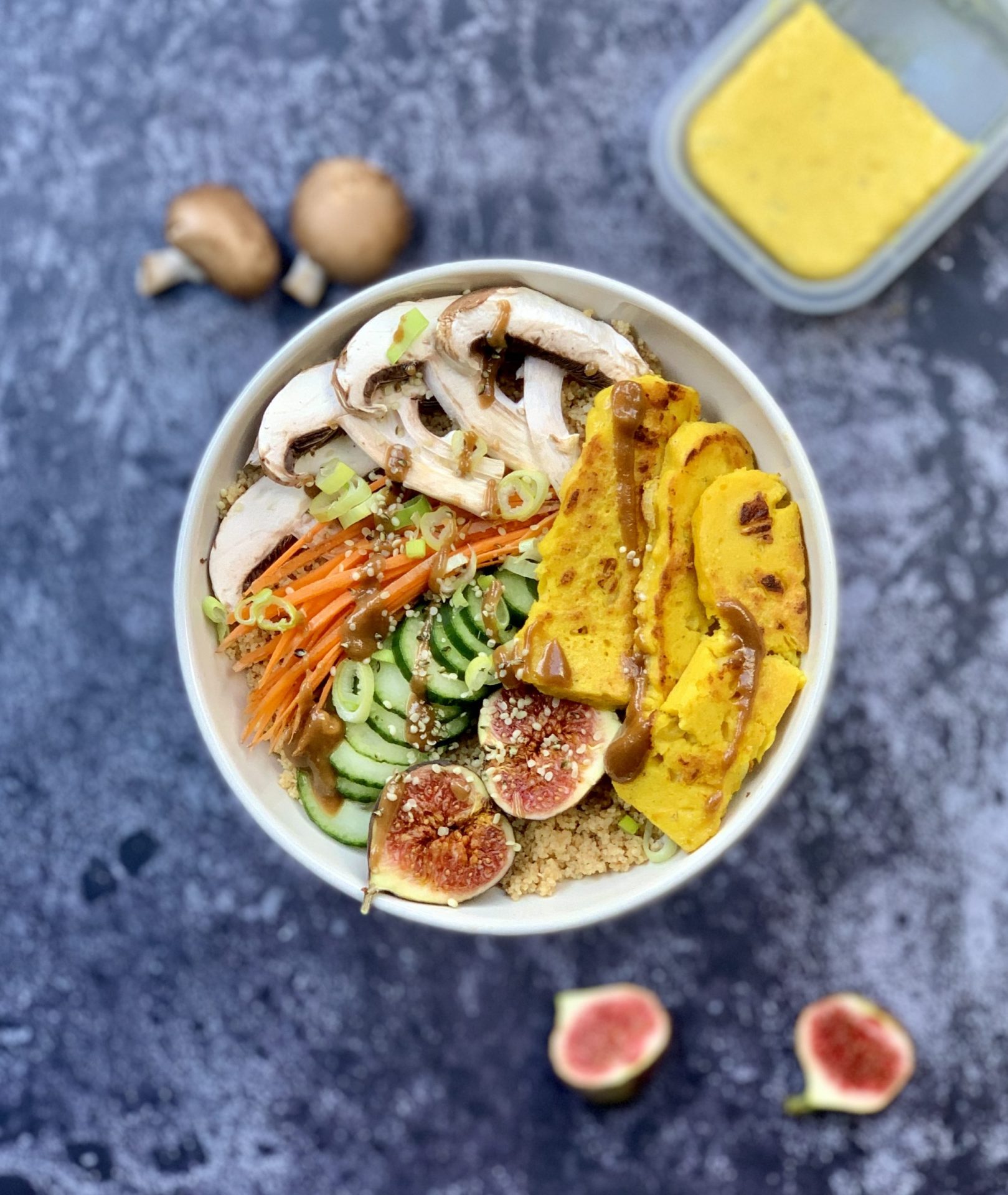 Selbstgemachter Tofu ohne Soja selbstkreiert